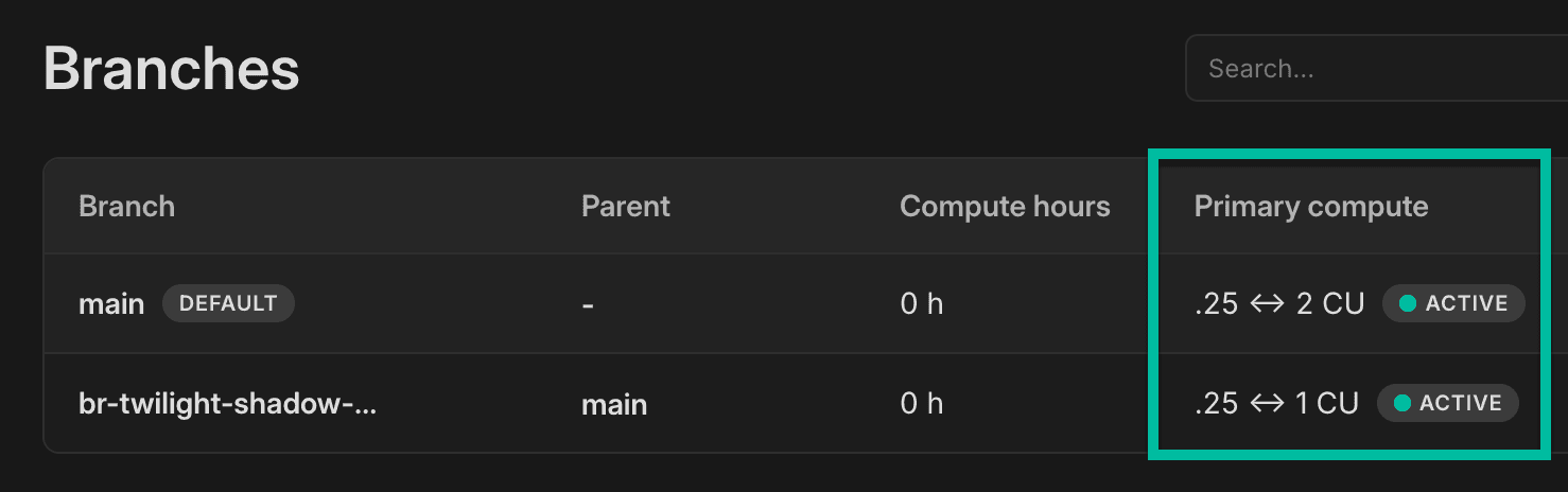 Autoscaling range