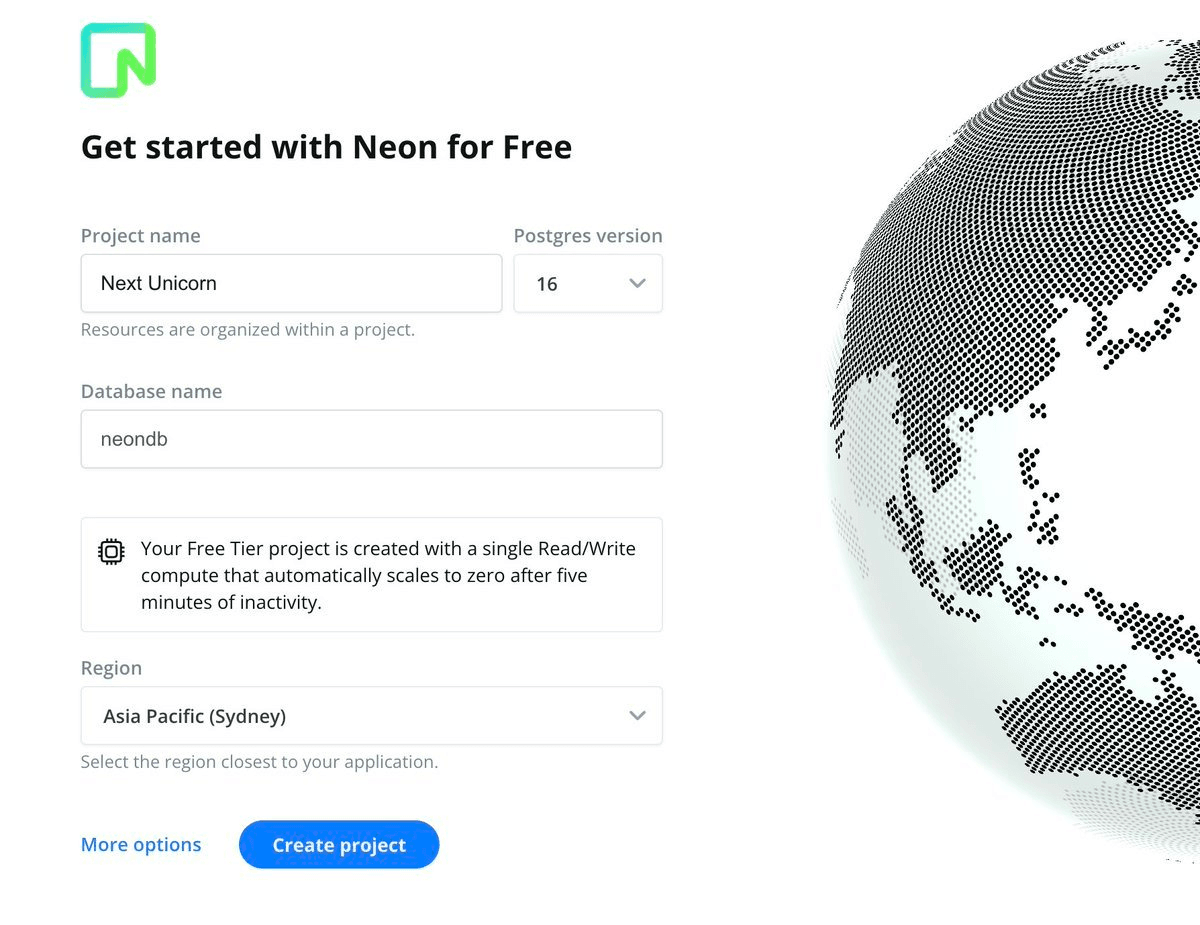 Get started with Neon for free